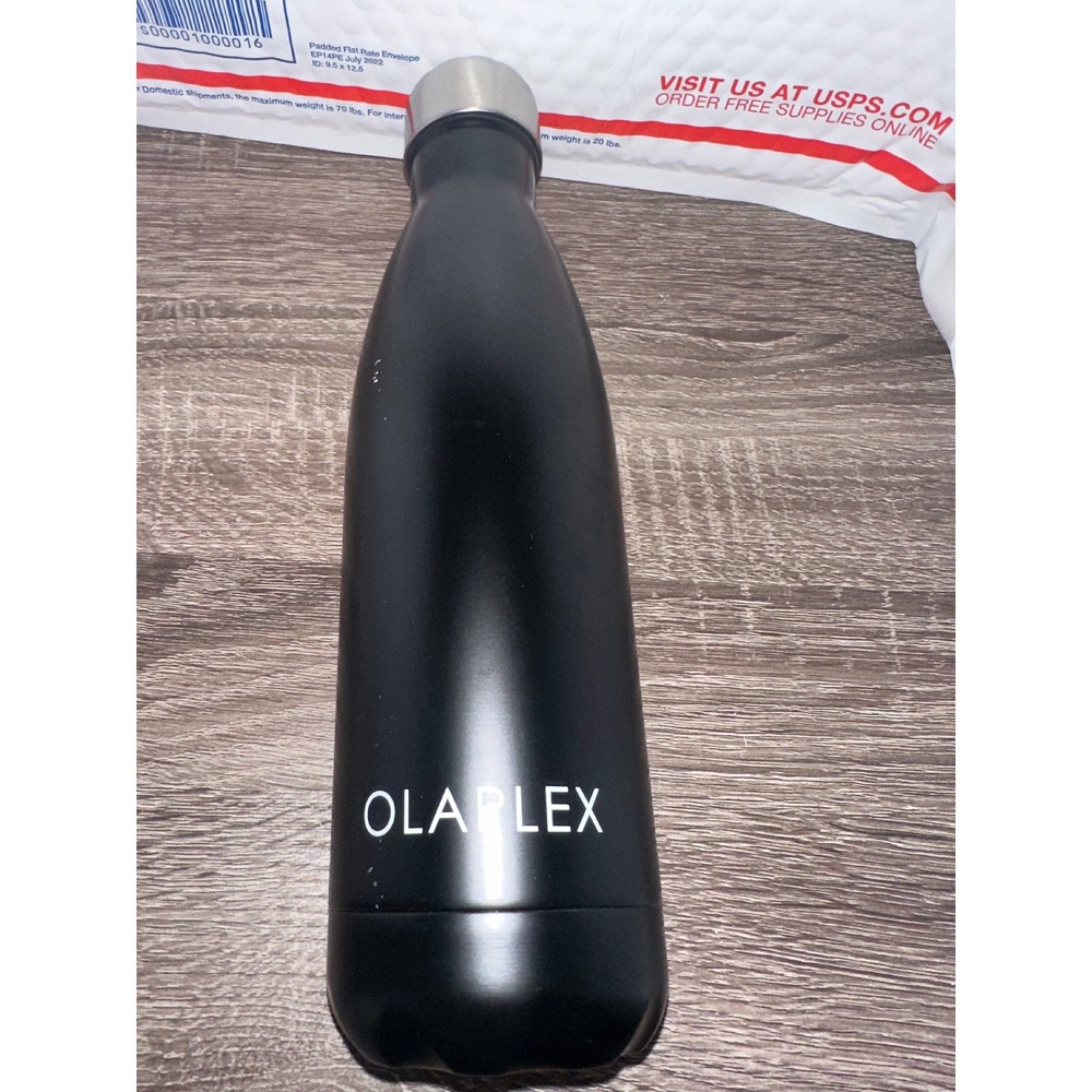Olaplex Matte Black Stainless Steel Insulated Water Bottle Canteen hair care‎